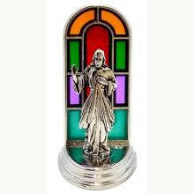 Witrażyk Jezus Miłosierny 6,5cm, 5904960571592 K