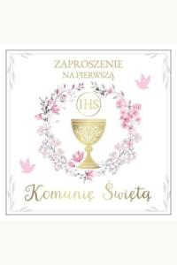 Zaproszenie Komunia (10szt)