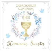 Zaproszenie Komunia (10szt), 5905815798881