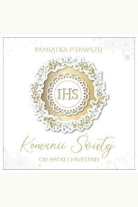 Pamiątka Pierwszej Komunii Świętej od Matki Chrzestnej