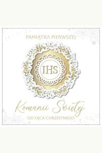 Pamiątka Pierwszej Komunii Świętej od Ojca Chrzestnego