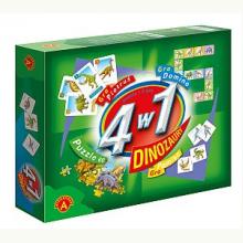 Gra - 4w1 Dinozaury (4+), 5906018005561