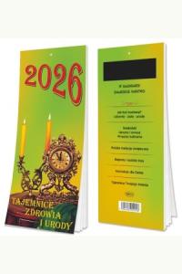 Kalendarz 2026 Tygodniowy z magnesem. Tajemnice zdrowia i urody