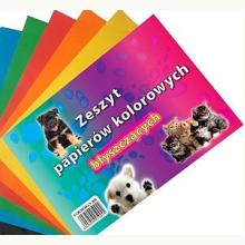 Zeszyt papierów kolorowych A4 błyszczących, 5906609050024
