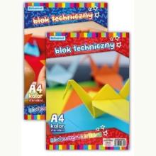Blok techniczny A4/10K kolorowy, 5904149020019