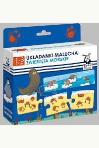 Układanki malucha. Zwierzęta morskie (1-3 lata)