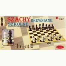 Małe szachy szkolne drewniane, 5907608914126 Małe szachy szkolne drewniane, 5907608914126