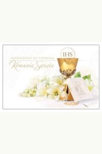 Zaproszenie na Pierwszą Komunię Świętą (10 szt)