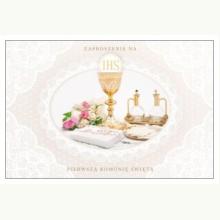 Zaproszenie na Pierwszą Komunię Świętą (10 szt), 5907736304325 Zaproszenie na Pierwszą Komunię Świętą (10 szt), 5907736304325