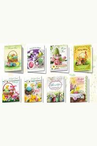 Karnet B6 Wielkanoc świecki mix