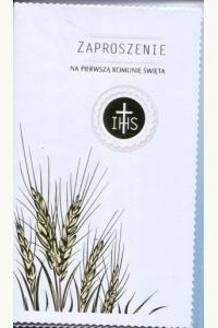  Zaproszenie na Pierwszą Komunię Świętą (10 szt)