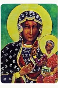 Magnes Matka Boża Częstochowska 10x7cm