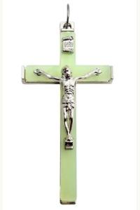 Krzyż do powieszenia fluororescencyjny 9cm