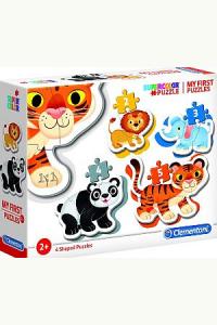 Moje Pierwsze Puzzle. Dzikie Zwierzęta (2+)