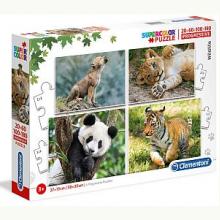 Puzzle 20+60+100+180 Wildlife (3+), 8005125214099