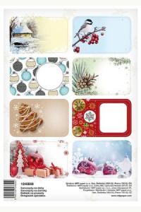 Naklejki na prezenty Boże narodzenie