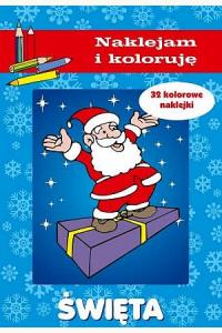 Święta. Naklejam i koloruję