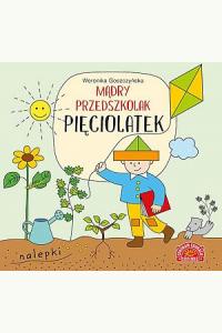 Mądry przedszkolak. Pięciolatek - Książeczka z nalepkami