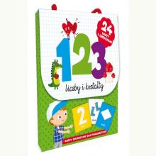  123 Liczby i kształty. Karty edukacyjne dla najmłodszych, 9788327491794