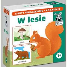 W lesie. Karty obrazkowe + poradnik (1+), 9788366404052