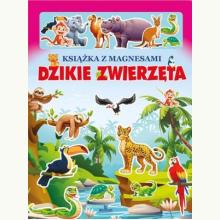 Dzikie zwierzęta Książka z magnesami, 9788380389205 K