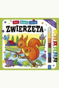 Mały artysta koloruje. Zwierzęta + kredka segmentowa