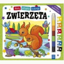 Mały artysta koloruje. Pojazdy + kredka segmentowa, 9788381065375