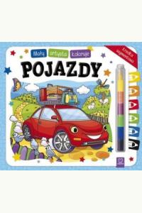 Mały artysta koloruje. Pojazdy + kredka segmentowa
