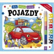 Mały artysta koloruje. Pojazdy + kredka segmentowa, 9788381065375 Mały artysta koloruje. Pojazdy + kredka segmentowa, 9788381065375