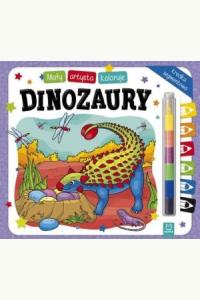 Mały artysta koloruje. Dinozaury + kredka segmentowa