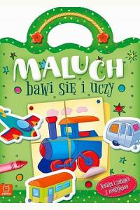 Maluch bawi się i uczy. Nauka i zabawa z naklejkami