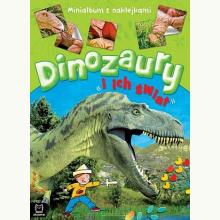 Minialbum z naklejkami. Niezwykłe dinozaury, 9788381064392