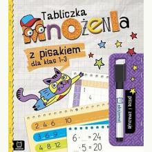 Tabliczka mnożenia z pisakiem dla kl. 1-3. Piszę i zmazuję, 9788381068697 Tabliczka mnożenia z pisakiem dla kl. 1-3. Piszę i zmazuję, 9788381068697