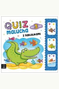 Quiz malucha z naklejkami od 3 lat