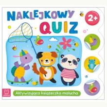 Naklejkowy quiz 2+. Aktywizująca książeczka malucha, 9788382130836 K Naklejkowy quiz 2+. Aktywizująca książeczka malucha, 9788382130836 K