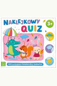 Naklejkowy quiz 3+. Aktywizująca książeczka malucha
