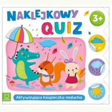 Naklejkowy quiz 2+. Aktywizująca książeczka malucha, 9788382130836 K Naklejkowy quiz 2+. Aktywizująca książeczka malucha, 9788382130836 K