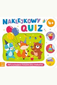 Naklejkowy quiz 4+. Aktywizująca książeczka malucha