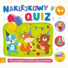 Naklejkowy quiz 2+. Aktywizująca książeczka malucha, 9788382130836 K Naklejkowy quiz 2+. Aktywizująca książeczka malucha, 9788382130836 K