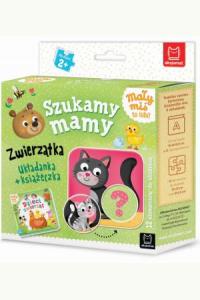 Mały miś to lubi! Szukamy mamy. Zwierzątka. Układanka + książeczka (2+)