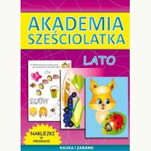 Akademia przedszkolaka. Lato + naklejki, 9788382603729 K