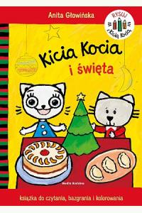 Kicia Kocia i święta. Kolorowanka