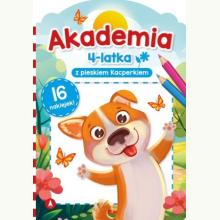 Akademia 4-latka z pieskiem Kacperkiem, 9788383980195 K