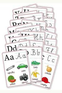 Plansze edukacyjne A4 - Alfabet 23 karty