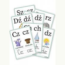 Plansze edukacyjne A5 - Dwuznaki 7 kart, 9788395794964 Plansze edukacyjne A5 - Dwuznaki 7 kart, 9788395794964