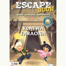 Escape Books. Klątwa faraona. Zgaduj, rozwiązuj, wydostań się, 9788396278913