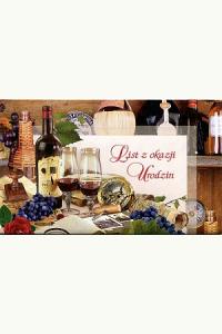 Karnet List z okazji Urodzin + koperta