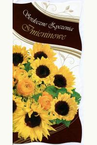 Karnet Serdeczne Życzenia Imieninowe