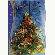 Kartka świąteczna A5 Boże Narodzenie, P0126 Kartka świąteczna A5 Boże Narodzenie, P0126