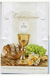 Zaproszenie na Pierwszą Komunię Świętą (10 szt)